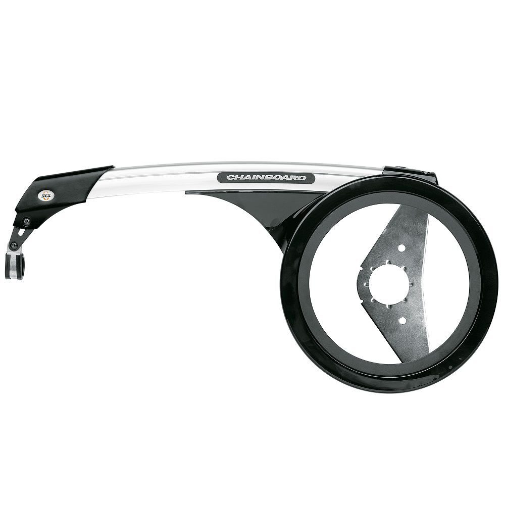 Защита цепи  Chainboard 46-48 teeth, black-dekor Displaycard,