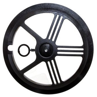 Защита цепи, PVC, universal mounting  black, for 46/48,