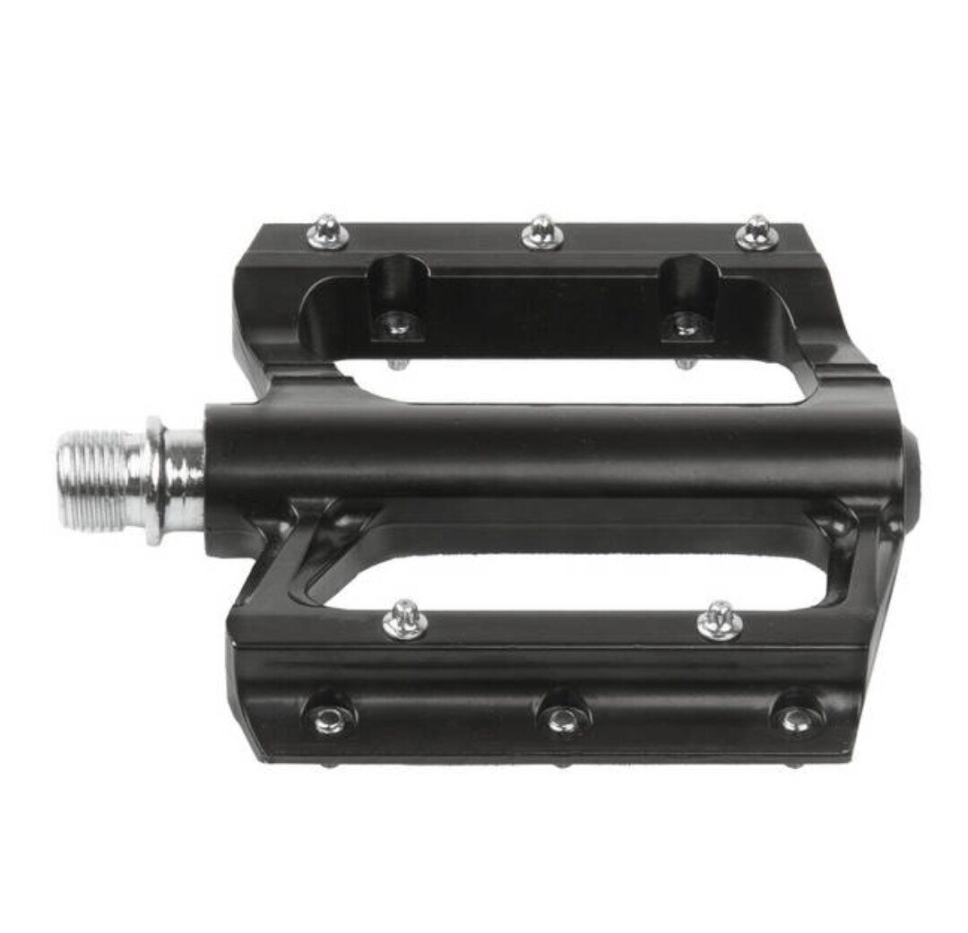 Педали "FLAT", alloy, black,silver pins