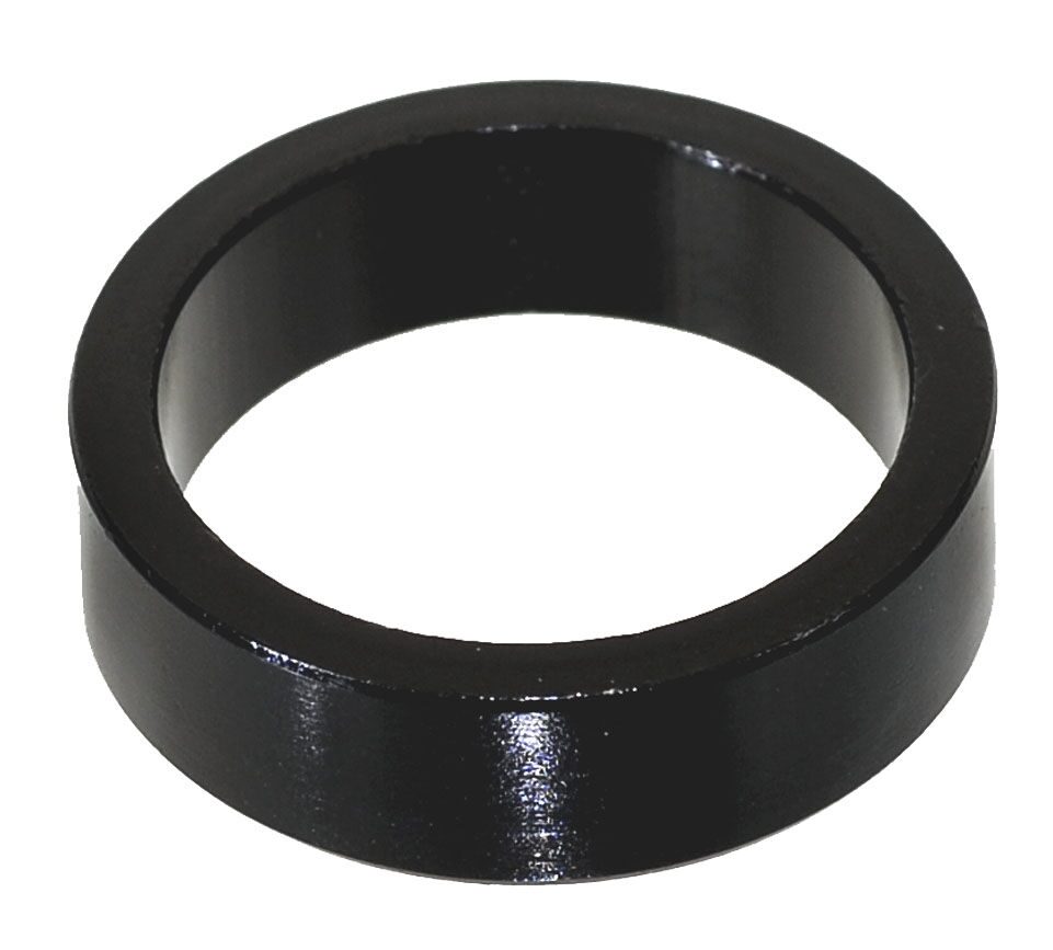 Кольцо проставочное 1.1/8", alloy, black, 10 mm,