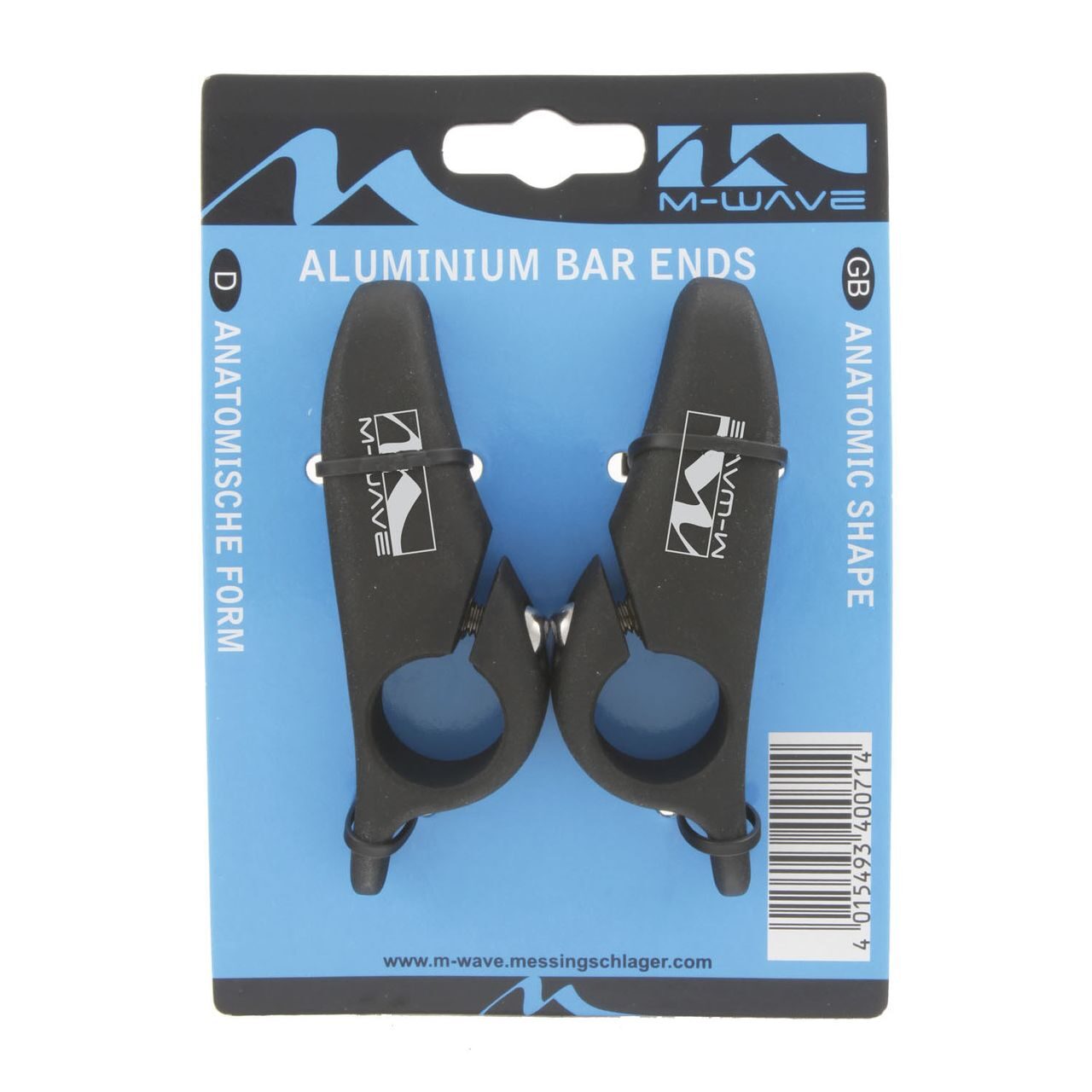 Наконечник руля M-WAVE", alloy, black,