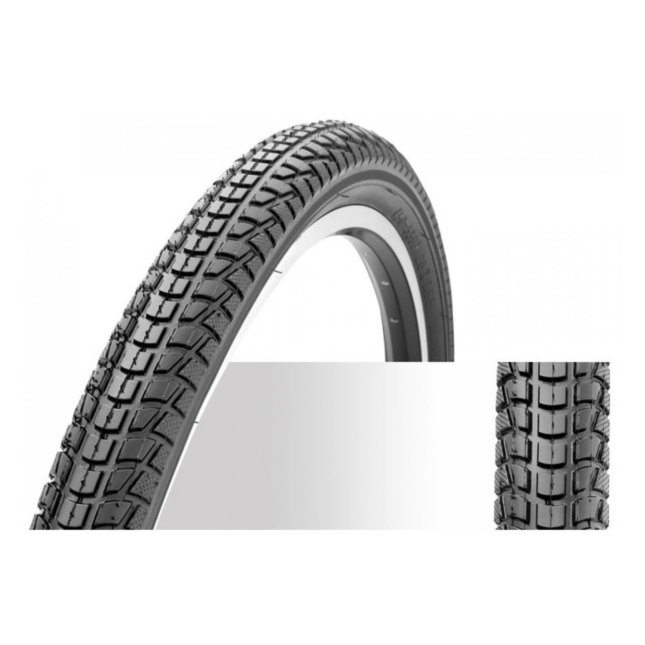 Велопокрышка 27.5x1.95, K-841A, -KOMFORT-, 30 TPI,