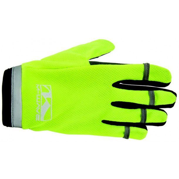 Перчатки  M-WAVE "TOUCHSCREEN", full finger gloves, neon yellow