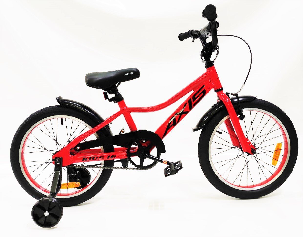 Велосипед AXIS KIDS 18 RED, Алюм.рама с доп.колесами